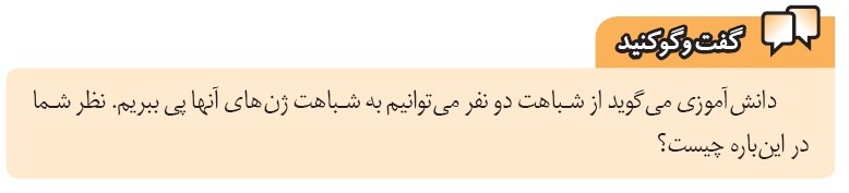گفت و گو کنید صفحه 58 پاسخ نامه فعالیت های فصل 7 علوم هشتم