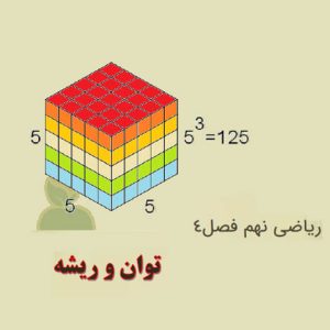 نمونه سوال تستی ریاضی نهم فصل 4