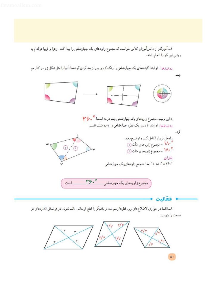 گام به گام ریاضی پنجم فصل 4 صفحه80