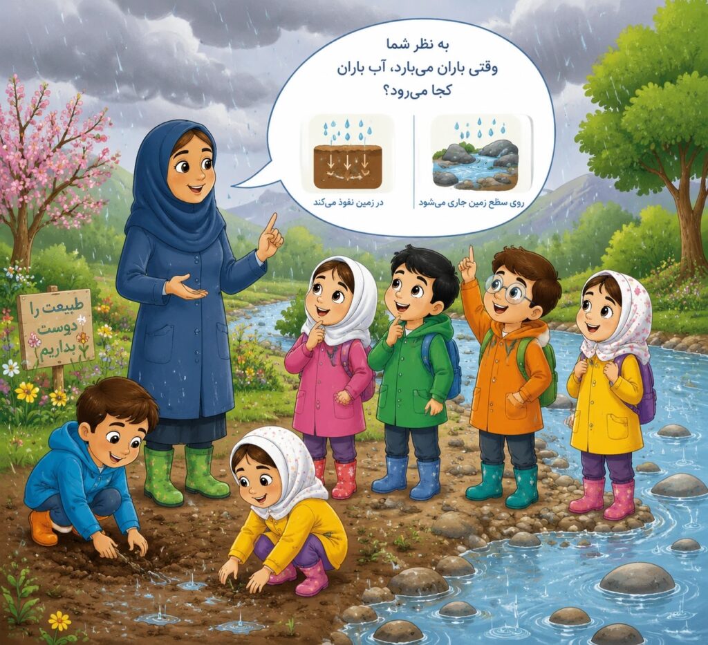 کاربرگ علوم سوم درس ۶ شماره 1