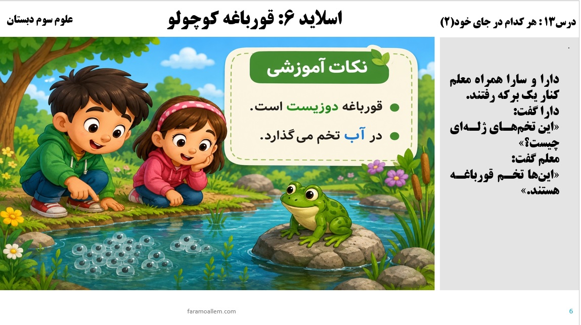 پاورپوینت علوم سوم درس 13 اسلاید 6