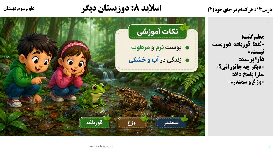 پاورپوینت علوم سوم درس 13 اسلاید 8
