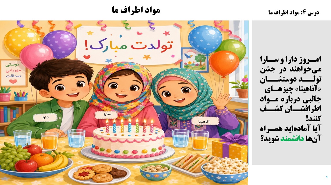 پاورپوینت علوم سوم درس 4 اسلاید 1