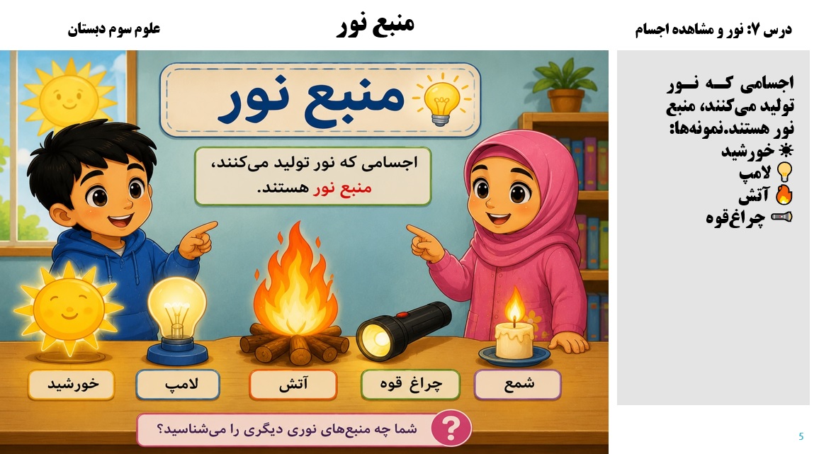 پاورپوینت علوم سوم درس 7 اسلاید 5