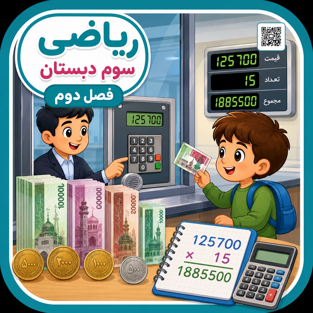 PDF گام به گام ریاضی سوم فصل 2