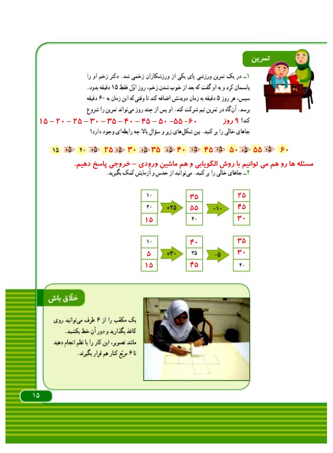 گام به گام ریاضی سوم فصل 1 صفحه 15
