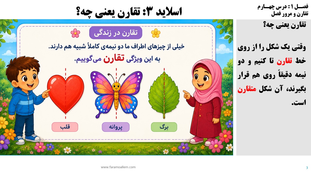 پاورپوینت ریاضی سوم دبستان فصل 1:درس چهارم اسلاید 3