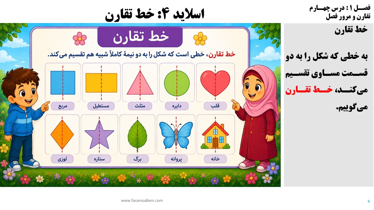 پاورپوینت ریاضی سوم دبستان فصل 1:درس چهارم اسلاید 4