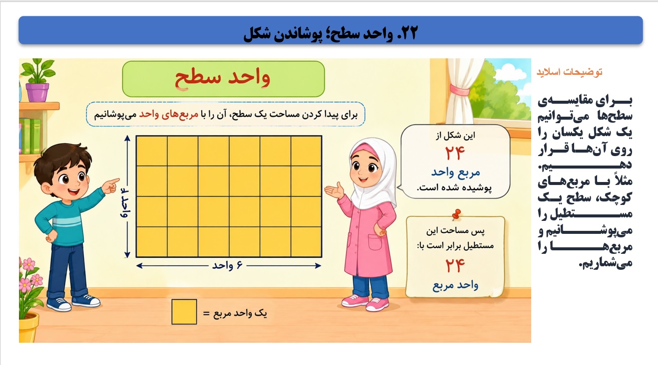پاورپوینت ریاضی سوم دبستان فصل 5 اسلاید 22